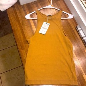 NWT Zara Ribbed Tank Top